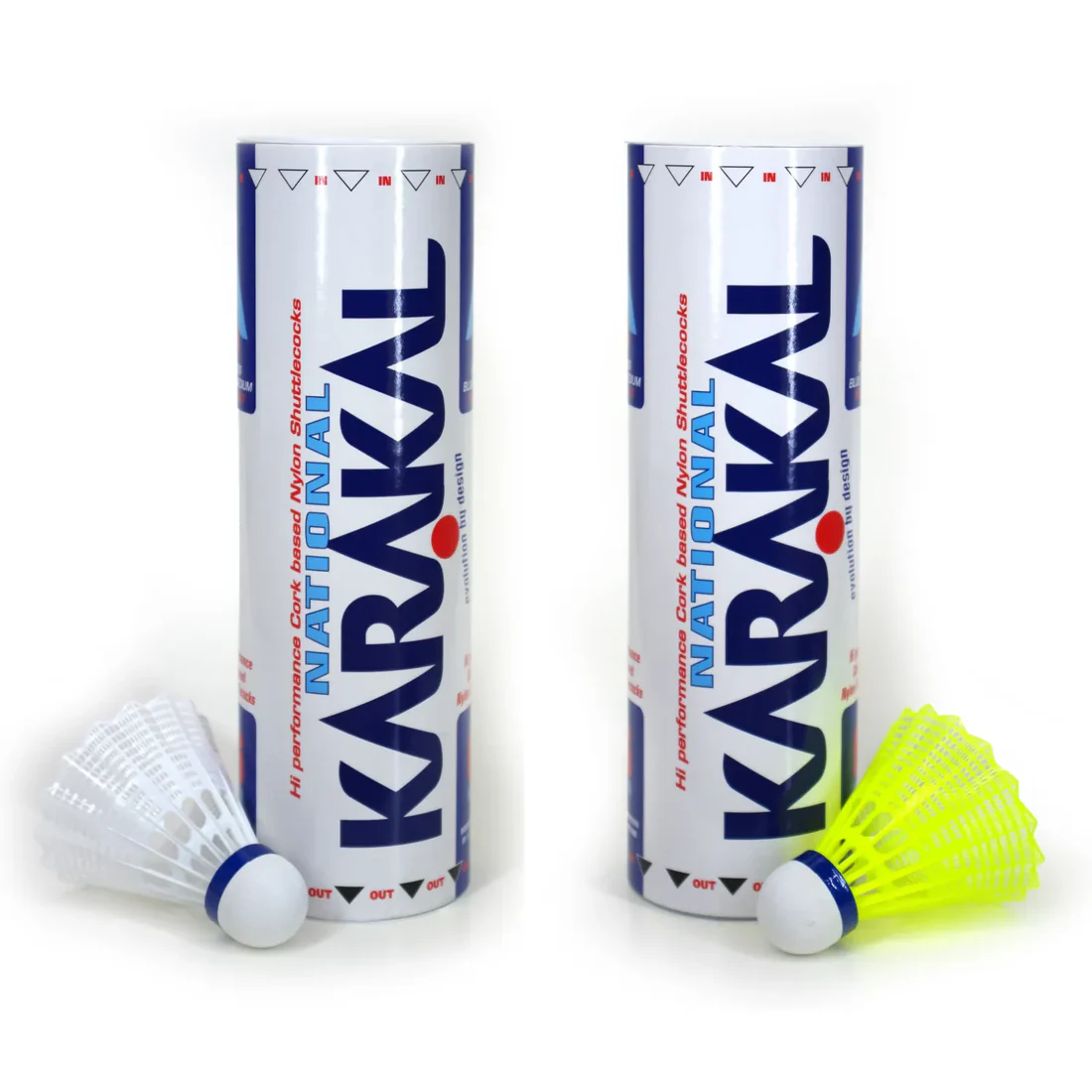 Karakal National Shuttlecocks — Blue (Medium)