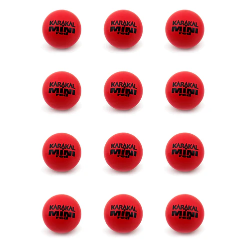 Karakal Mini Foam Red Starter Balls (dozen)